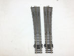 Peco OO Gauge Large Radius Insulfrog Points x2 (Weathered)