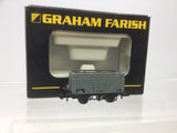 Graham Farish 377-176 N Gauge BR Grey 7 Plank Wagon w Coke Rail P368515
