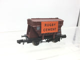 Graham Farish 373-525 N Gauge 22t Presflo Cement Wagon Rugby Cement