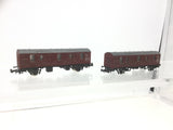 Lima 0870 N Gauge BR Maroon CCT Parcels Van M94292 x2