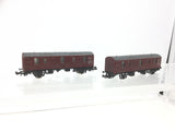 Lima 0870 N Gauge BR Maroon CCT Parcels Van M94292 x2