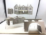 Job Lot of Metcalfe OO Gauge Kit Built Card Stations/Buildings