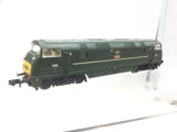Graham Farish 371-602 N Gauge BR Green Class 42 Warship D814 Dragon