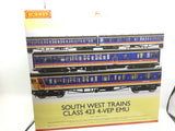 Hornby R30107 OO Gauge South West Trains Class 423 4-VEP EMU Train Pack - Era 10