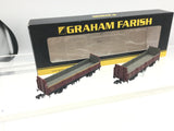 Graham Farish 373-628A/373-628C N Gauge EWS OBA High End Open Wagon x2