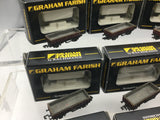 Graham Farish 373-876A/373-878A N Gauge EWS MFA Open Box Wagon x9