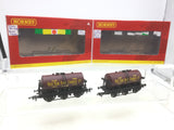 Hornby R6535 OO Gauge 6 Wheel Milk Tanker West Park Dairy Co x2