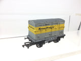 Dapol B544 OO Gauge LMS Conflat A Wagon with Container