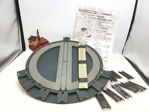 Hornby R414 OO Gauge Operating Turntable (Steel Rails)