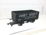 Dapol/Wicor OO Gauge 7 Plank Wagon Jury Brick Co, Chichester 4