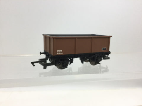 Hornby R1075 OO Gauge BR 17t Tippler B386337 Stone
