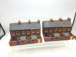 Scenix EM6008 OO Gauge Red Brick Terraced House (x2)
