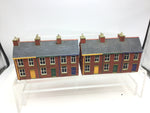 Scenix EM6008 OO Gauge Red Brick Terraced House (x2)