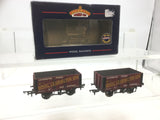 Bachmann 37-106 OO Gauge 7 Plank Wagon Royal Leamington Spa x2 (RENUMBERED)