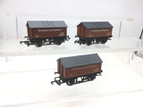 Hornby R211 OO Gauge Lime Wagon Minera Lime Co x3 (Unboxed)