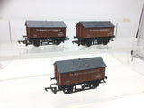Hornby R211 OO Gauge Lime Wagon Minera Lime Co x3 (Unboxed)