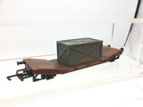 Hornby R1127 OO Gauge BR Lowmac Wagon E260864 with Furness Railway Container
