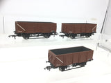 Hornby OO Gauge BR Bauxite 21t Steel Mineral Wagon x3
