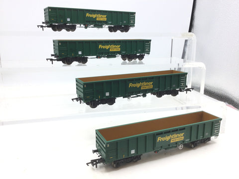 Dapol OO Gauge MJA Freightliner Heavy Haul Bogie Box Vans x4