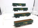 Dapol OO Gauge MJA Freightliner Heavy Haul Bogie Box Vans x4
