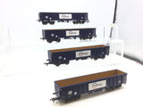 Dapol OO Gauge MJA GBRF Bogie Box Vans x4