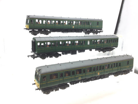 Lima OO Gauge BR Green Class 117 3 Car DMU