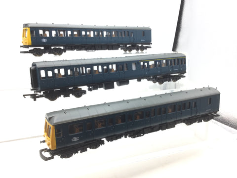 Lima OO Gauge BR Blue Class 117 3 Car DMU