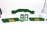 Crescent Toys OO Gauge Green Footbridge Esso Stickers
