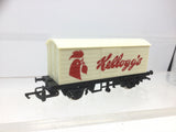 Hornby R183 OO Gauge Kelloggs Long Wheelbase Wagon White Livery