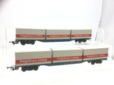 Hornby R633 OO Gauge Freightliner Container Wagon x2