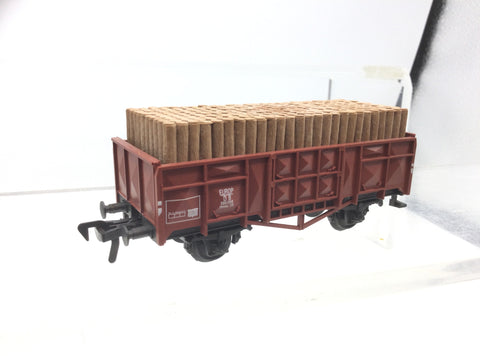 Fleischmann 5203 HO Gauge DB Open Wagon with Wood Load