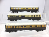 Hornby R454/R456/R457 OO Gauge GWR Collett Coaches x3