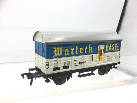 Fleischmann 5023 HO Gauge SBB Beer Wagon Warteck Bier, Basel