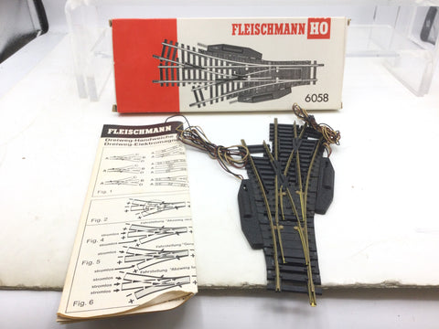 Fleischmann 6058 HO Gauge Three Way Electrically Operated Point