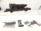 Roco 47625 HO Gauge Flat Wagon with IFOR Truck Load