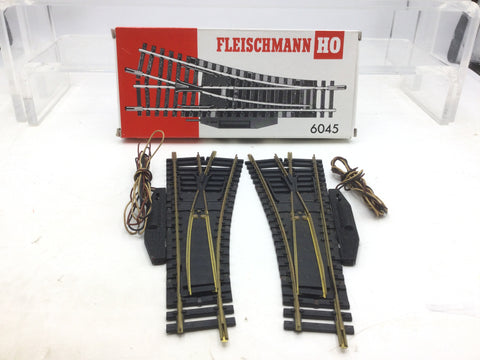 Fleischmann 6045 HO Gauge Pair of Electrically Operated Points