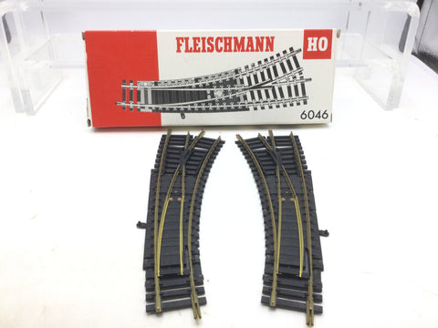 Fleischmann 6046 HO Gauge Pair of Curved Points
