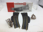 Fleischmann 6047 HO Gauge Pair of Electrically Operated Curved Points