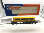 Roco 46372 HO Gauge OBB Flat Wagon with LKW Augustin Truck Load