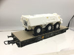 Roco 46758 HO Gauge DB Flat Wagon with United Nations Troop Carrier Load