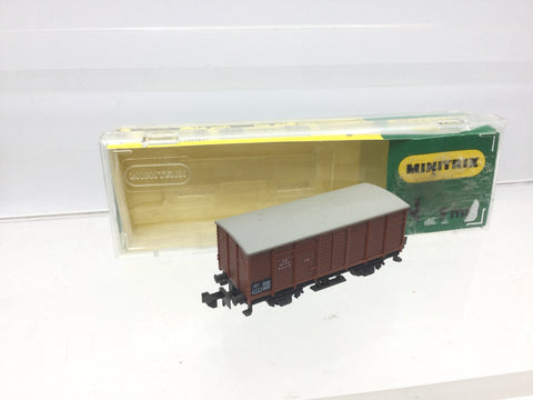 Minitrix 3253 N Gauge DB Covered Goods Wagon 104 315