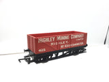 Hornby R1121 OO Gauge Long Wheelbase Wagon Highley Mining