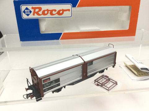 Roco 47416 HO Gauge SBB Sliding Roof Wagon