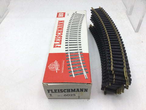 Fleischmann 6025 HO Gauge Curved Track 372mm Radius 30 Degree (13 Pcs)