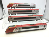 Bachmann 32-601 OO Gauge Virgin 4 Car Class 220 DEMU Grampian Voyager (NEEDS ATTN)