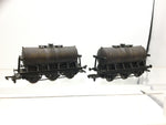 Dapol B644 OO Gauge 6 Wheel Milk Tank West Park Dairy x2 (Weathered)