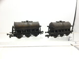 Dapol B644 OO Gauge 6 Wheel Milk Tank West Park Dairy x2 (Weathered)