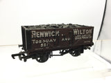 Replica 13208 OO Gauge 7 Plank Wagon Renwick Wilton & Co, Torquay