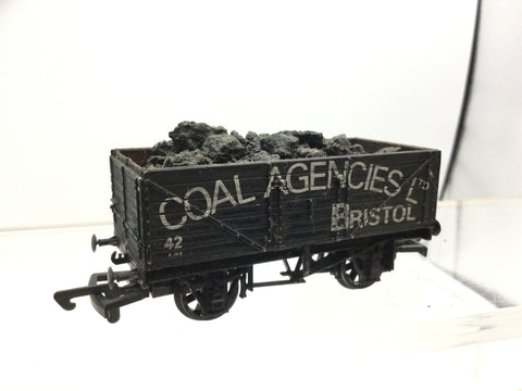 Dapol B181 OO Gauge 7 Plank Wagon Coal Agencies, Bristol