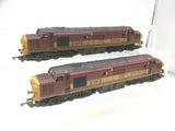 Hornby R2255A OO Gauge Pair of Class 37's EWS Livery 37174/37298